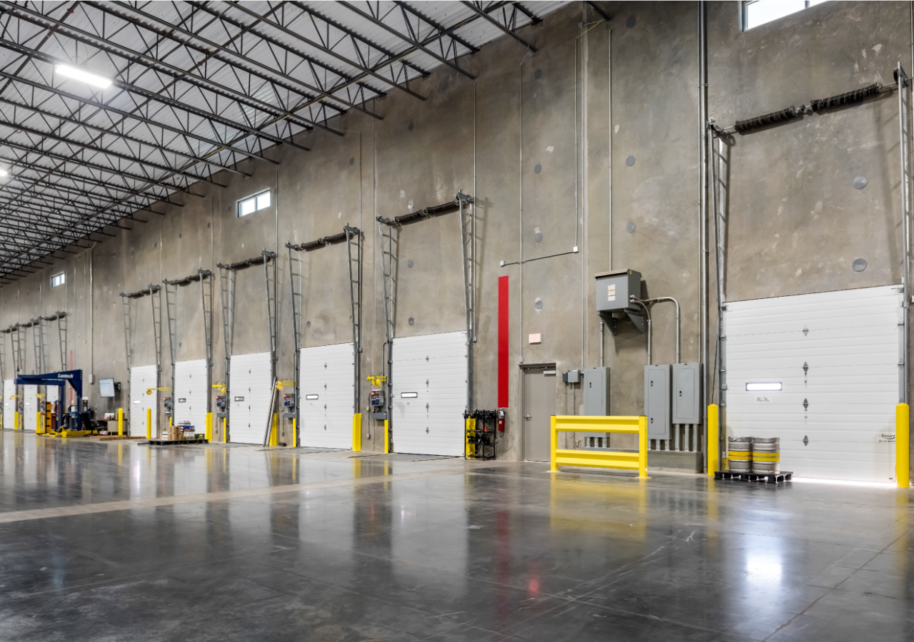 Interior Dock Positions at Glazer's Beer & Beverage Distribution Facility Built by ARCO Construction