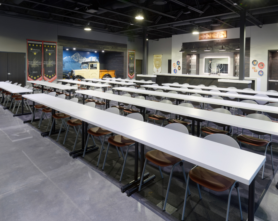 training room seating at Heart of America Beverage