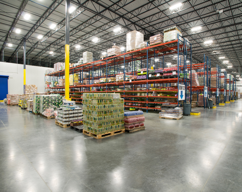 warehouse inside the crescent crown distributing distribution facility