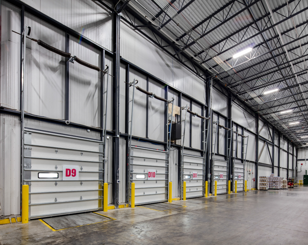 interior of the crescent crown distributing loading dock