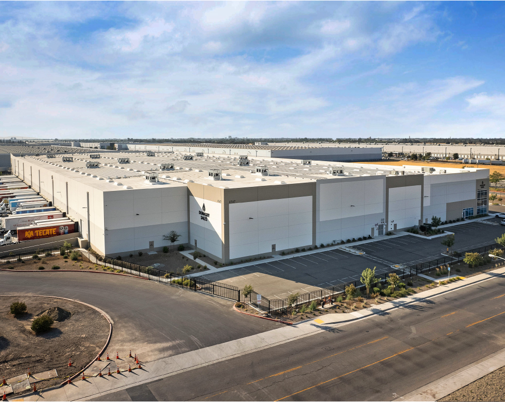 exterior of the donaghy sales beverage distribution facility in stockton