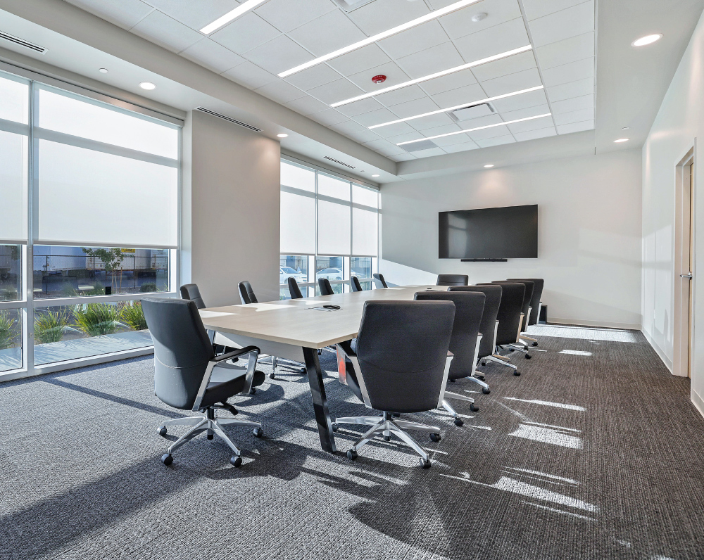 conference room within the donaghy sales beverage distribution facility in stockton california