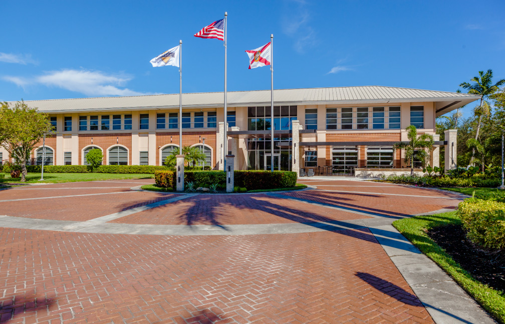 exterior of gold coast beverage office in doral florida