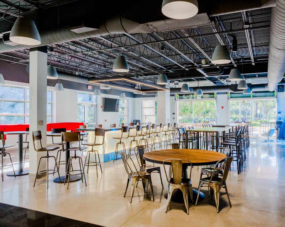 gold coast beverage office cafeteria in doral florida