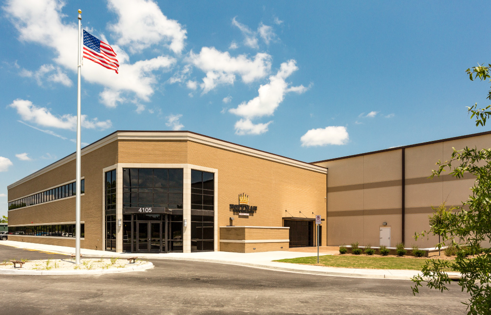 exterior of the hoffman beverage distribution facility chesapeake virginia