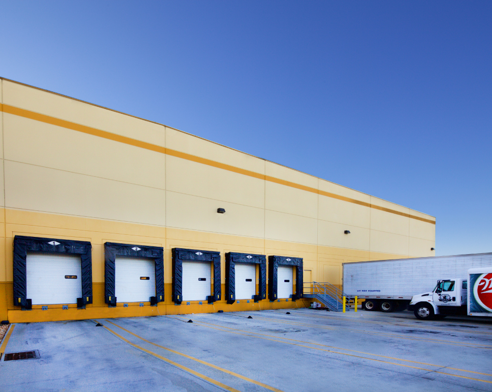 loading dock of the s.r. perrott distribution facility ormond florida